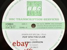 KING CRIMSON - BBC POP SPECTACULAR - 1974 -BBC TRANSCRIPTION