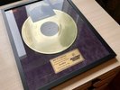 RIDE THE LIGHTNING (1984) - METALLICA VINYL GOLD METALLIZED RECORD