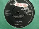 THE BEATLES - I FEEL FINE rare UK 1964 PROMO SAMPLE / BEAT / 1ST PRESS / EX