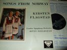 FLAGSTAD/FJELDSTAD : SONGS FROM NORWAY LP 1959 DECCA SXL 2145 UK