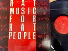VARIOUS - Rat Music For Rat People PUNK LP 1st Press 1982 D.O.A., Bad Brains etc