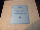 FOURNIER : JS BACH SECHS SUITEN FÜR VIOLONCELLO SOLO 3LP BOX DGG ARCHIV 2710005