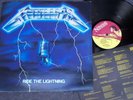METALLICA Ride The Lightning UK MUSIC FOR NATIONS 2nd label variant LYRIC INNER