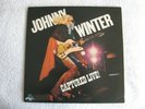 JOHNNY WINTER - CAPTURED LIVE  - 1976 1st PRESS VINYL LP   EX/EX