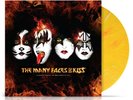 THE MANY FACES OF KISS. 2 X YELLOW Splatter Vinyl LP LTD/1500 VYN041
