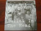 Rage Against The Machine. Bullet in The Head. NM- Hard Rock LP Colored Vinyl