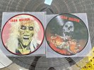 Iron Maiden Seventh Tour Complete Set 2 Lp Picture Disc Topless Backcover