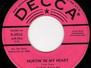 1960 45 VINYL RECORD JIMMY DALLAS HURTIN' IN MY HEART MY KIND OF LOVE ROCKABILLY