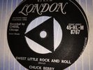 CHUCK BERRY SWEET LITTLE ROCK AND ROLL / JOE JOE GUN 1958 7