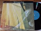 Bill Evans Trio Explorations EX  Mono Riverside lp 351 Scott La Faro