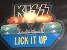 Kiss Lick It Up shaped picture disc vinyl record UK KPIC5 PHONOGRAM 1983