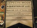 Depeche Mode Vinyl A Question of Lust. Remix edit. USA Promo. Mint condition.