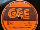 Cleftones 1956 DOOWOP 78 String Around My Heart / Happy Memories GEE VG+++/MINT-