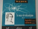 *1st SOUND* Ruggiero Ricci , Carlo Bussotti -- Weber: Six Violin Sonatas -London