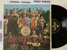 THE BEATLES FIRST PRESS Y&B LABEL SGT PEPPER STEREO 1967 PUNCHY SOUND