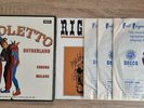 DECCA SXL  224-6 WBG ED1 VERDI RIGOLETTO - MACNEIL CIONI SIEPI SANZOGNO NM