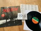 SKID ROW HEAVY METAL VINYL SIGNED INSERT RARE