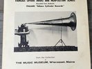 RPC Custom 2x LP Italian Arias on Edison Cylinders Music Museum Wiscasset Maine