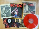 AC/DC - On Stage At Marquee - many extras - CDR - misspressed red vinyl LP