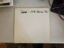 Black Sabbath 1978 American Tour Vinyl LP Raven Records