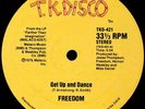 Freedom Get Up And Dance vinyl 12 ID7350a