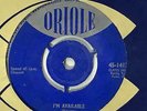 DAVE BURGESS I'm Available   1950s UK Oriole Pop 7