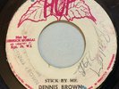 Dennis Brown / John Holt - Stick By Me / Pledging My Love 45 Hop Reggae mp3