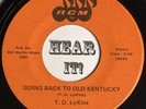Killer KY Hick Bopper Hillbilly 45 T.D. LYKINS Going Back To Old Kentucky RCM