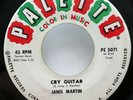 JANIS MARTIN 45 Teen Street / Cry Guitar PALETTE rockabilly Strong VG+ Jr 1924