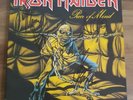 IRON MAIDEN - PIECE OF MIND - LP Vinyl - 1984 - UK - VG - SIGNED / AUTOGRAPHED