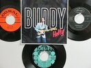 4 BUDDY HOLLY/RITCHIE VALENS/BIG BOPPER ' HIT 45's+1P(Copy)[MAYBE BABY]THE 50's