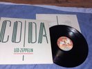 LED ZEPPELIN  coda  1982 -UK  FIRST PRESS-SWAN SONG  -N/M
