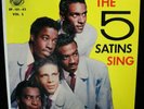 Scarce The Five Satins Sing Vol. 2 EP-Ember EP-101-45 With Picture Cover