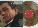 JOHNNY CASH At Folsom Prison-Tan & Black swirl Vinyl LP + Bandana-Exclusive VMP