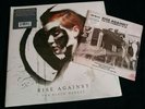 RISE AGAINST VINYL THE BLACK MARKET 1/300 PINK BLACK SWIRL & ECO TERRORIST 7