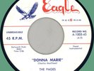 PAGES Donna Marie / Wind 45rpm Eagle 1958 obscure Texas bopper rockabilly
