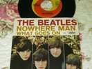 The Beatles-Nowhere Man/What Goes On-Vinyl 45 w/Picture Sleeve-West Coast