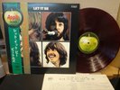 THE BEATLES / LET IT BE, RED WAX JAPAN ORIG. 1st PRESS 1971 LP OBI & INSERT EX+