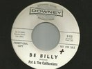 GARAGE bw SURF INSTRO - PAT & the CALIFORNIANS - BE BILLY -HEAR 1964 DJ DOWNEY