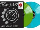 Blink 182 Greatest Hits Green & Aqua Colour Vinyl 2x LP Sealed Exclusive Crease