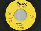 GARAGE SURF INSTRO'S - BILLY PEEK - PRANCING  /  HOLD IT  - HEAR on DESCO