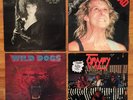 4 1980's LP Vinyl Records METAL - WILD DOGS Victory RAVEN Tyranny - MINT
