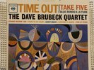 DAVE BRUBECK QUARTET Time Out COLUMBIA STEREO CS 8192 6 EYE VINYL 1961 Repress