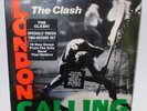 THE CLASH 2 VINYL LP 'LONDON CALLING' SHRINK 2 HYPE STICKERS 'STERLING' press