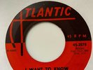 LLOYD SIMS - I WANT TO KNOW / FOR SENTIMENTAL REASONS - ATLANTIC 2078. VG+
