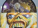 RARE  EX+ IRON MAIDEN BRING YOUR DAUGHTER BRAIN SLEEVE PICTURE DISC 1990 EMI 45