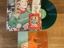 JULIA JACKLIN - CRUSHING Green Vinyl, Orange Flexi, Signed Postcard