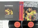 ELLA FITZGERALD NEWPORT JAZZ FESTIBAL CARNEGIE CBS/SONY 36AP1834,5 Japan OBI 2LP