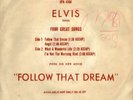 ELVIS PRESLEY FOLLOW THAT DREAM INSANELY RARE ORIG '62 PROMO-ONLY RCA MONO EP