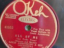 Okeh 41552 Louis Armstrong Orch ALL OF ME 1931 78 rpm  Jazz E-